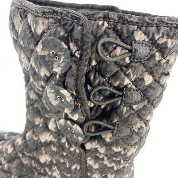 The North Face ThermoBall Eco Button Up Winter Boots Womens Size 11 Brown New - Picture 11 of 13
